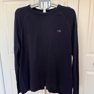 Lacoste Long-Sleeve Crew Sweatshirt